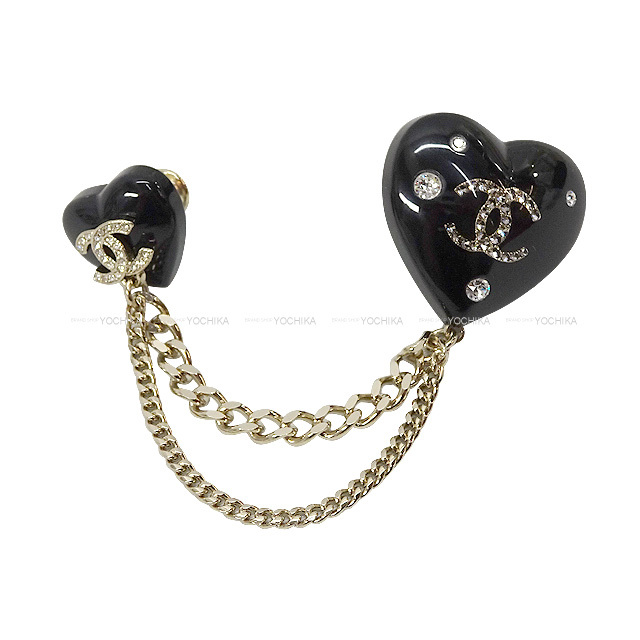 2022年 秋冬 新作 CHANEL シャネル ブローチ ラインストーン ココ  