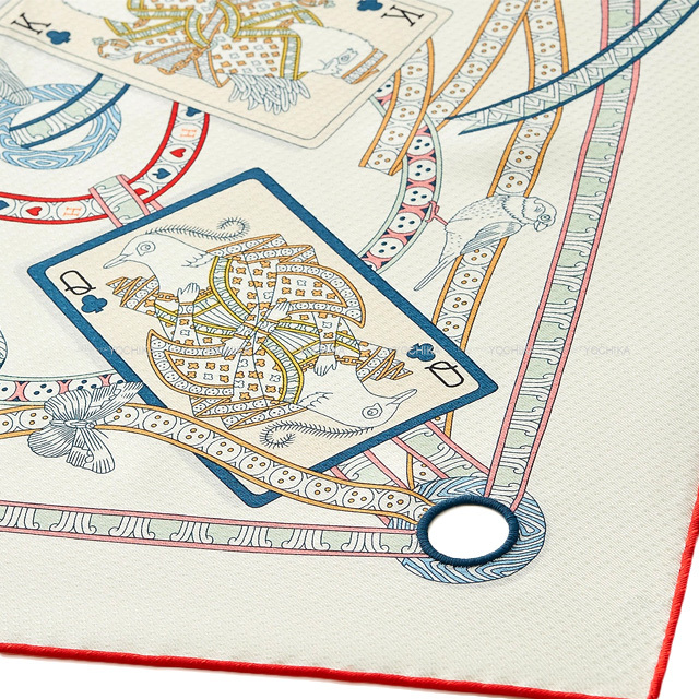 2022年 秋冬 HERMES エルメス スカーフ カレ70 ピケ ハートのクイーン  