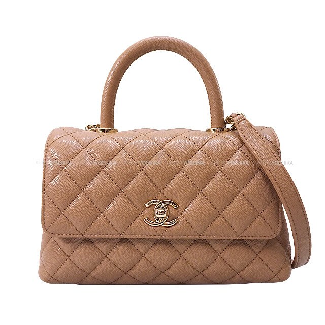 CHANEL シャネル ショルダーバッグ マトラッセ ココハンドル 24 XS  