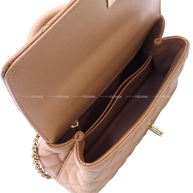 ☆新品同様☆ CHANEL ココハンドル24 XS キャビアスキン マトラッセ CHANEL シャネル ココハンドル 24 XS ハンドバッグ MATELASSE