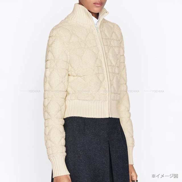 Dior ディオール ジップカーディガン マクロカナージュ ニット #38  