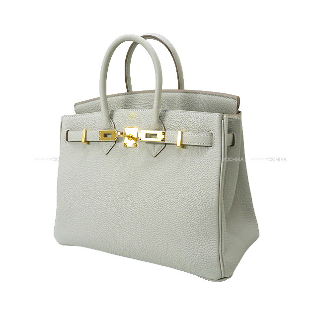 HERMES エルメス ハンドバッグ バーキン25 グリスパール (グリペール