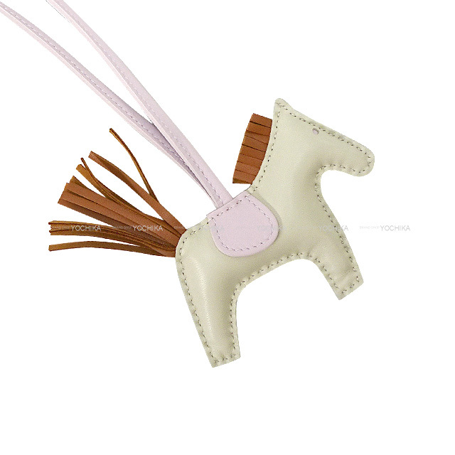 エルメス HERMES バッグチャーム ロデオ ペガサスPM クレ モーヴペール  