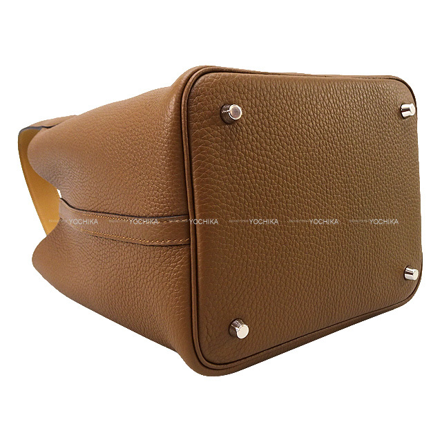 HERMES エルメス ハンドバッグ ピコタンロック 22 MM エクラ アルザン