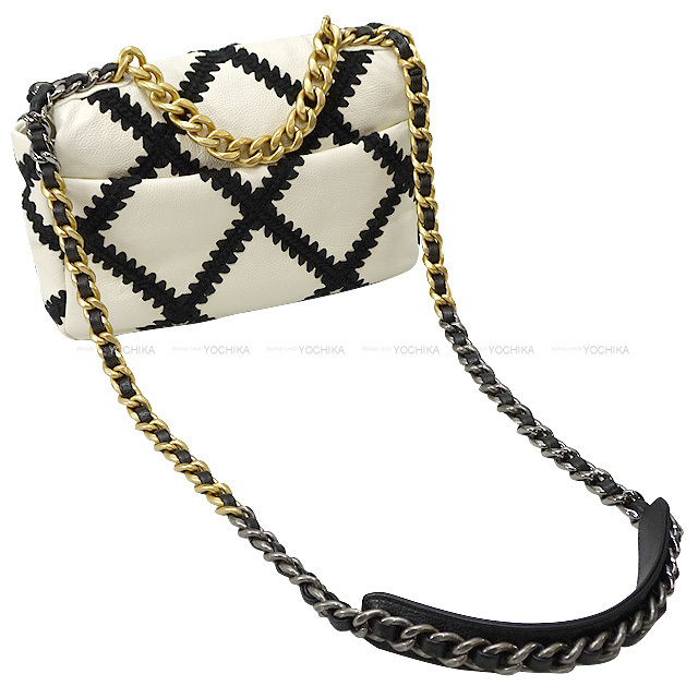 CHANEL シャネル シャネル19 マトラッセ チェーンショルダーバッグ ウールツイード GD金具 AS1160 CHANEL シャネル ショルダーバッグ トートバッグ シャネル19