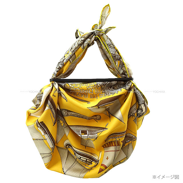 HERMES エルメス シルキット スカーフ カレ用 バッグアクセサリー  