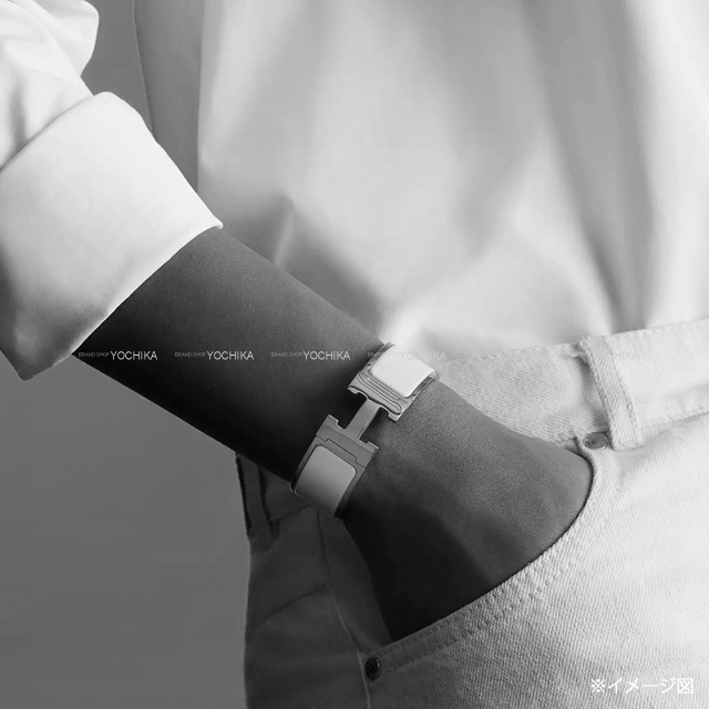 HERMES エルメス ブレスレット クリッククラックアッシュ PM ブルー  