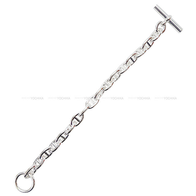 HERMES エルメス ブレスレット シェーヌダンクル MM 17コマ シルバー  