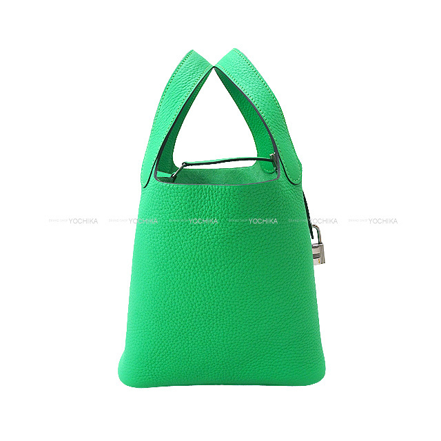 ■憧れの逸品【 HERMES 】ピコタンロック18PM クレ HERMES エルメス ピコタンロック18/PM ベトン トリヨン