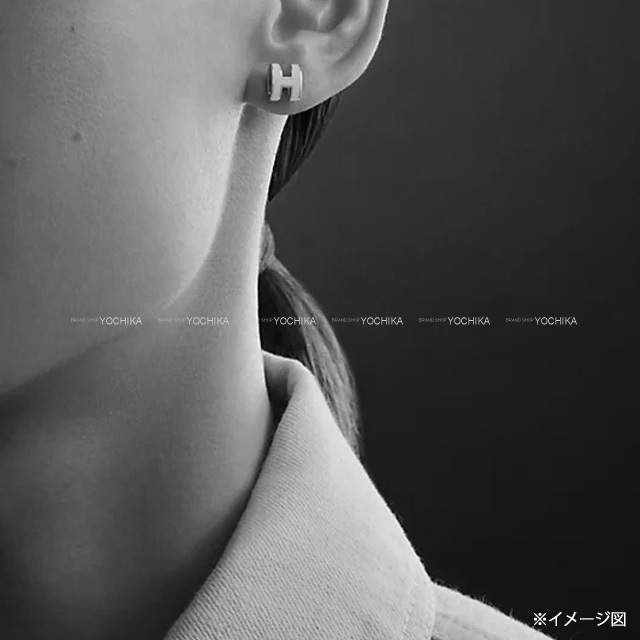 HERMES エルメス ピアス ミニ ポップアッシュ ライラック (リラ  