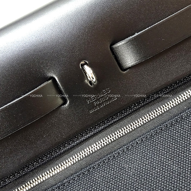 エールバッグジップPM 31 キャンバス/レザー ベージュ