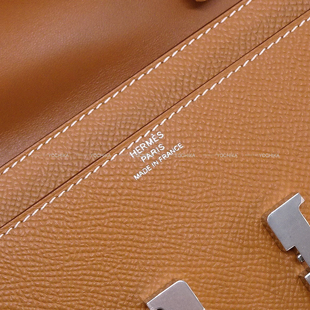 HERMES エルメス 長財布 コンスタンスロング トゥーゴー ゴールド