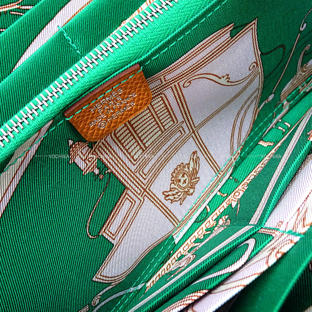 HERMES エルメス 長財布 アザップシルクイン エクスリブリス ゴールド 