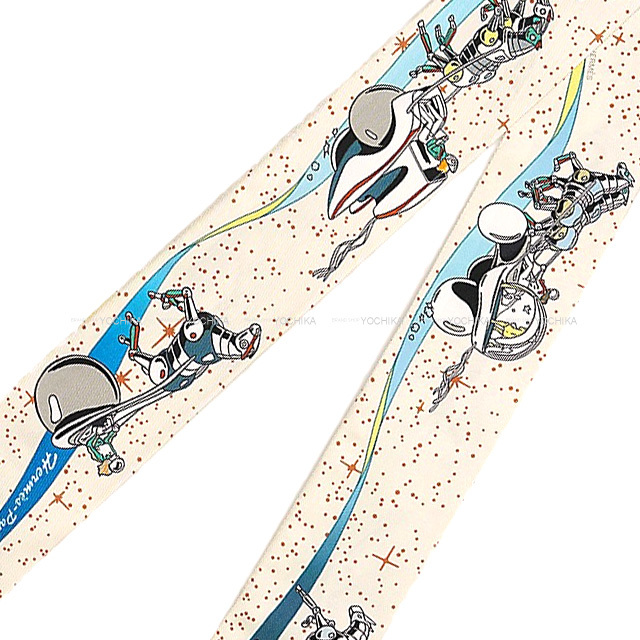 HERMES エルメス スカーフ ツイリー スペースダービー Space Derby 