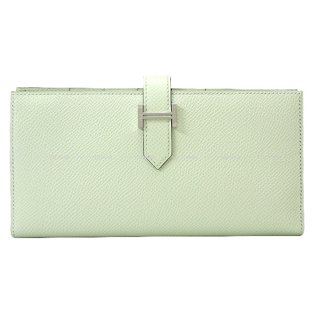 HERMES エルメス 長財布 ベアンスフレ ヴェールフィズ エプソン  