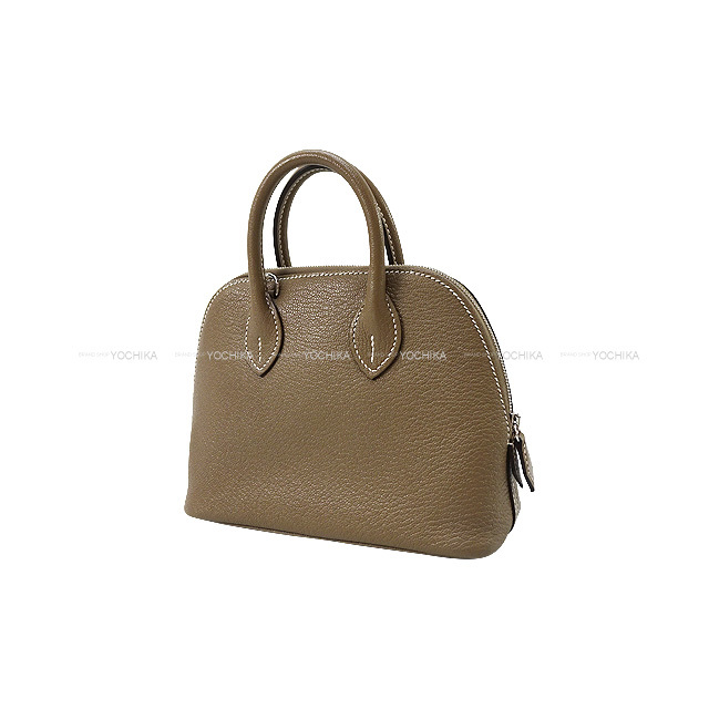 Hermès エトゥープ　ミニボリードショルダーバッグ1923 HERMES エルメス ショルダーバッグ ボリード1923 20 ミニ エトープ