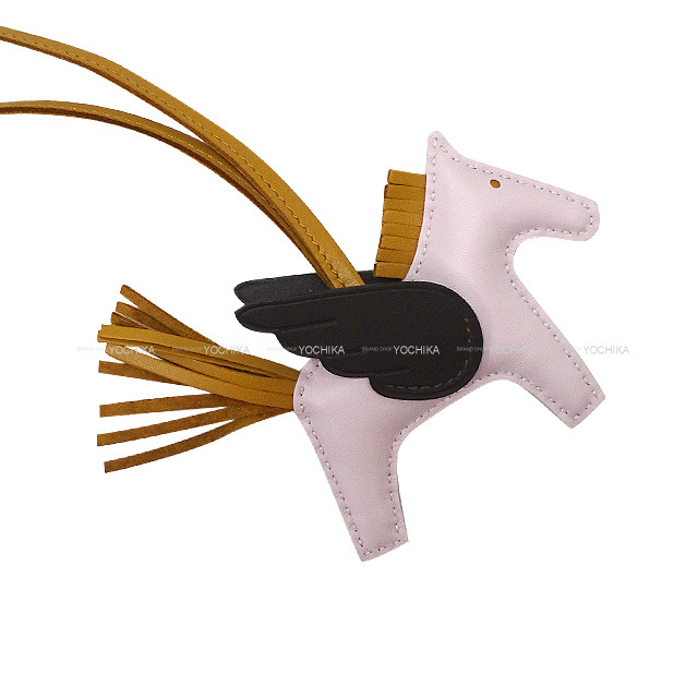 HERMES エルメス バッグチャーム ロデオ ペガサス PM モーヴペール  