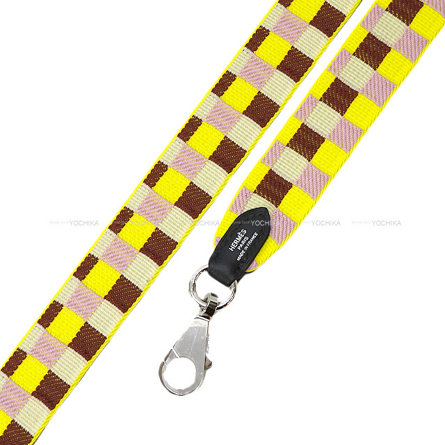 エルメス 超美品 バンドリエール ストラップ/ モーヴシルベストル105cm