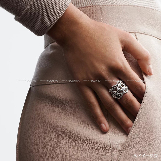 HERMES エルメス リング・指輪 シェーヌダンクル アンシェネ GM  