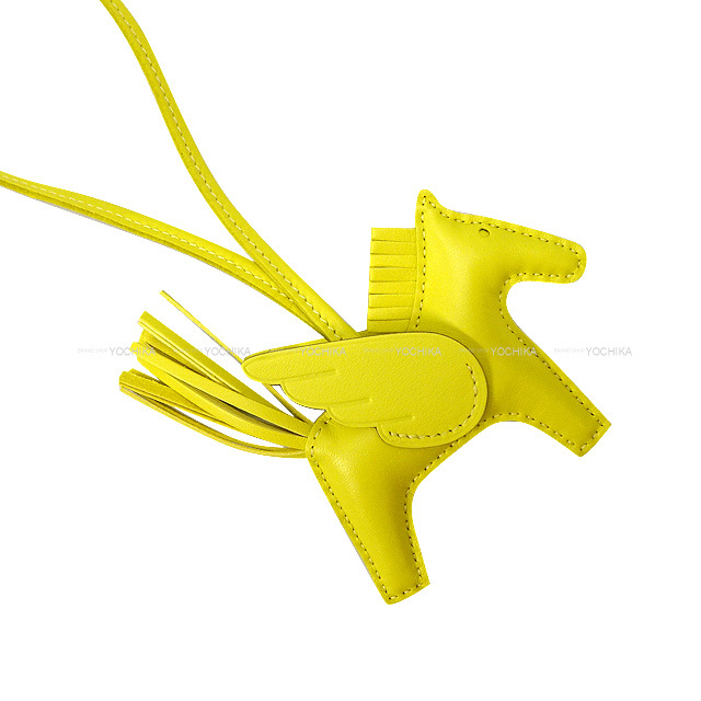 HERMES エルメス バッグチャーム ロデオ ペガサス PM ソーイエロー  