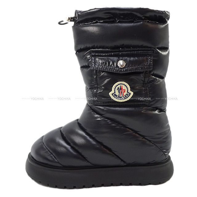 MONCLER モンクレール ブーツ Gaia Pocket Mid #37 黒 (ブラック