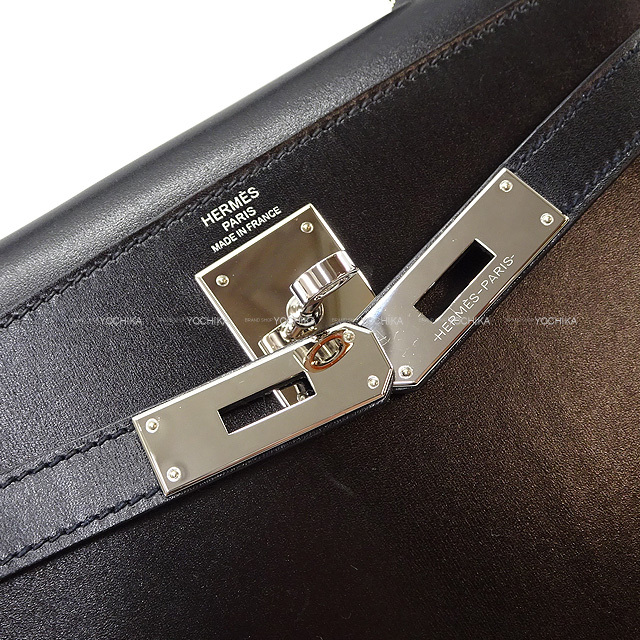 エルメス　ケリーベルト　ブラック　シルバー金具　新品未使用　K刻印 新品未使用 エルメス ケリーベルト18 ブラック/シルバー金具 黒 K刻印