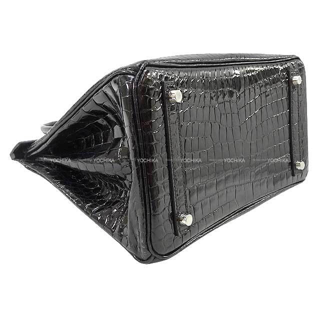 HERMES エルメス ハンドバッグ バーキン30 黒 (ブラック) クロコダイル 