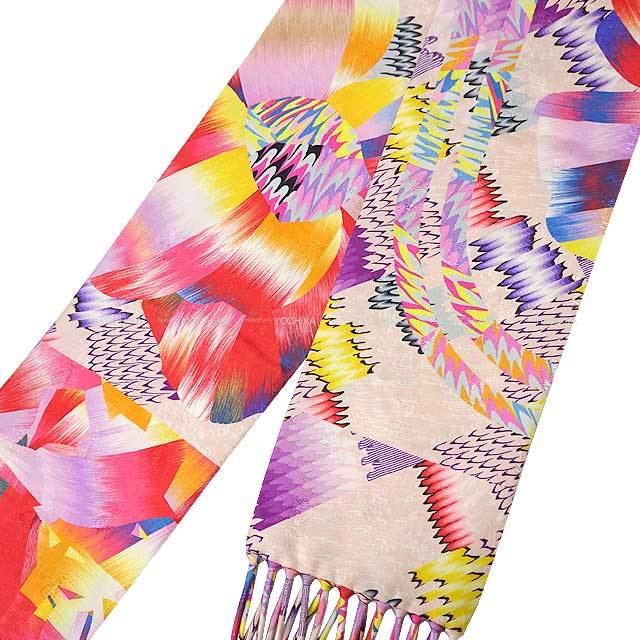 2022年 HERMES エルメス マフラー フリンジ スリム 京都マーブル  