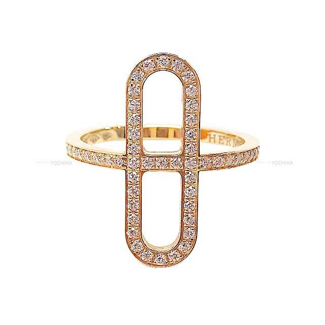 HERMES エルメス リング・指輪 エヴァーシェーヌダンクル PM 49 K18PG  