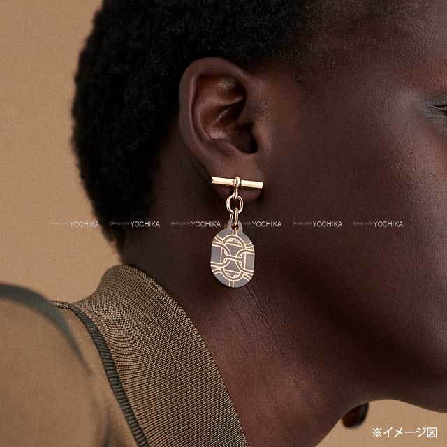 HERMES エルメス ピアス シェーヌダンクル Chaine D 