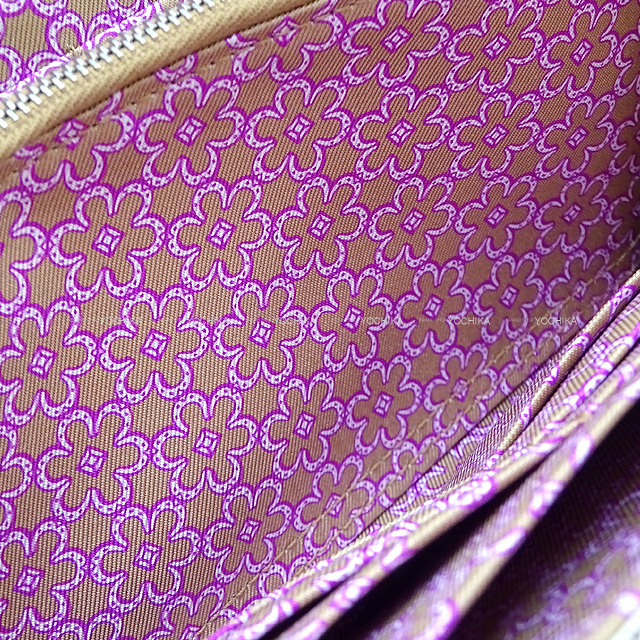 HERMES エルメス 長財布 アザップシルクイン ラッキー デイジー