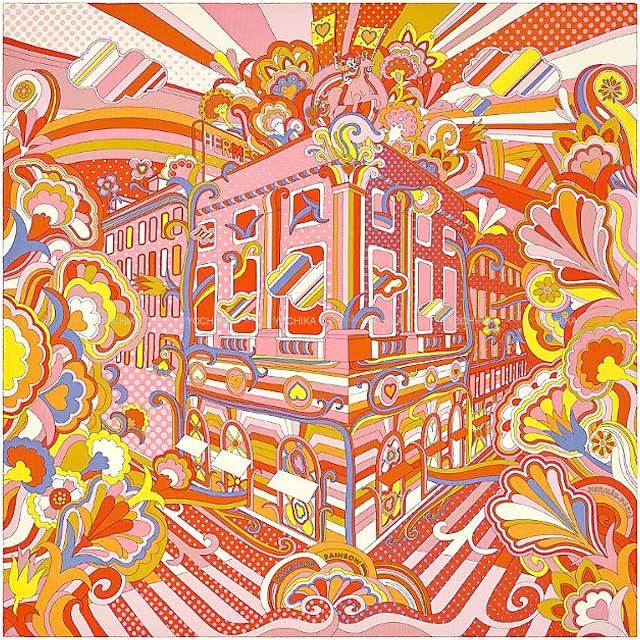 2019年 春夏 HERMES エルメス スカーフ カレ140 フォーブルレインボー  