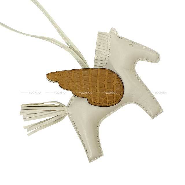 HERMES エルメス バッグチャーム ロデオ ペガサス MM タッチ クレ