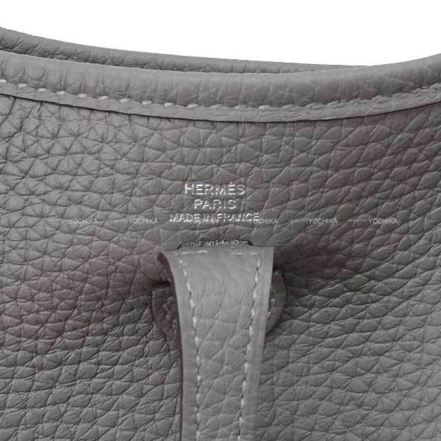 エルメス HERMES ショルダーバッグ エヴリン3 PM トリヨンクレマンス エトゥープ シルバー金具 グレージュ Y 【箱】【中古】 エヴリン エルメス エヴリン3 PM □N刻印 2010年製 トリヨンクレマンス