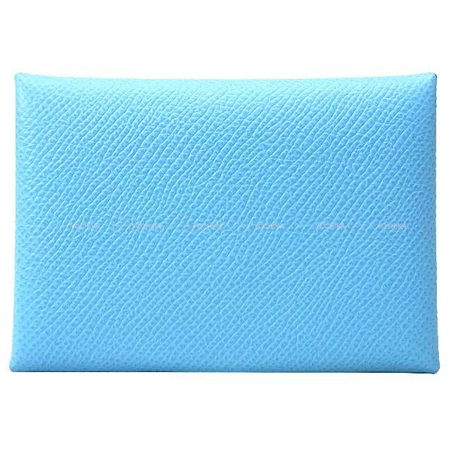 エルメス カルヴィ デュオ エプソン セレスト 水色 シルバー金具 Z刻印 楽天市場】エルメス カルヴィ デュオ セレスト ヴォーエプソン