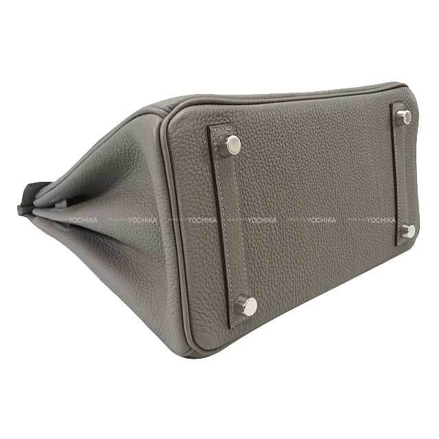 HERMES エルメス ハンドバッグ バーキン25 グリメイヤー トゴ シルバー