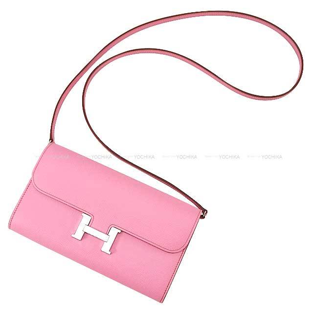 専用❣️エルメス　コンスタンス　財布　ピンク　中古　送料込　HERME HERMES エルメス コンスタンス コンパクト財布 ピンク パープル