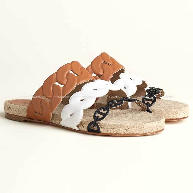 2023年 春夏 HERMES エルメス サンダル グウェン エスパドリーユ #38  