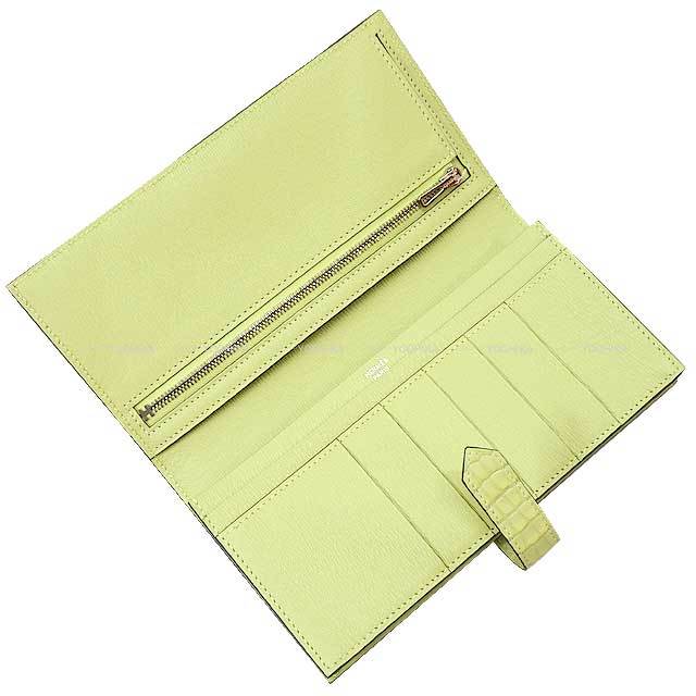 HERMES エルメス 長財布 ベアンスフレ ジョーヌブルジョン
