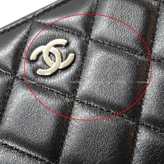 渋谷並木橋店】CHANEL シャネル 長財布 マトラッセ ココマーク 背面  