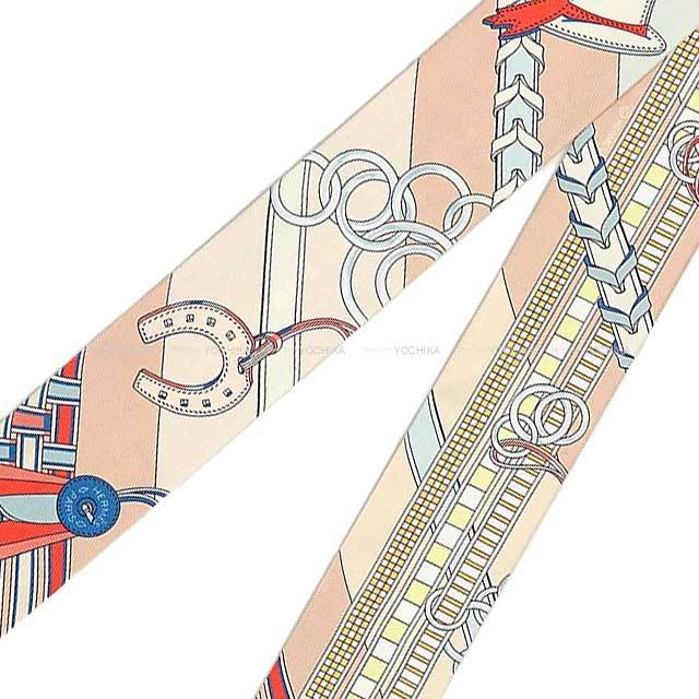 エルメス ツイリー BRIDE DE COUR 法廷の勒 シルク ブルー スカーフ 青  