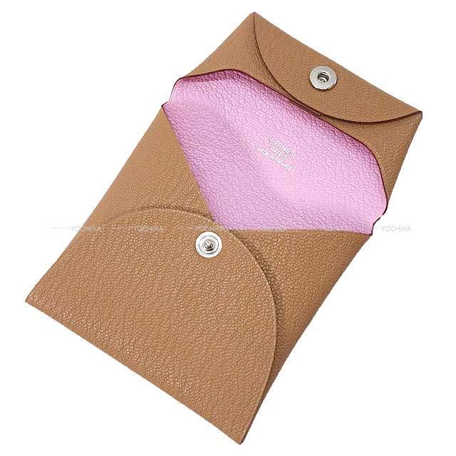 HERMES エルメス コインケース バスティア ヴェルソ ケブラチョ/モーヴ  