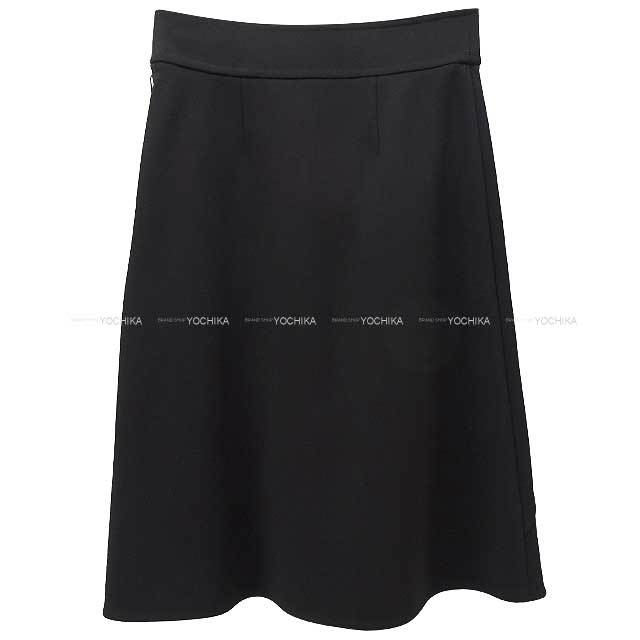 2023年 春夏 新作 HERMES エルメス スカート Aライン フレア #34 黒  