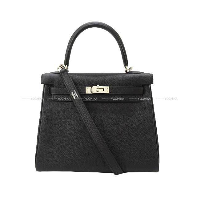 HERMES エルメス ショルダーバッグ ケリー25 内縫い 黒