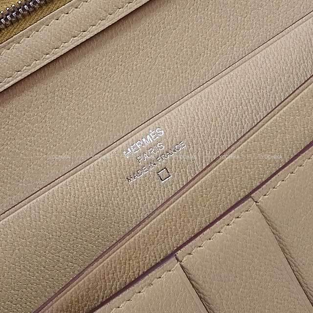 HERMES エルメス 長財布 ベアンスフレ ベージュサブレ