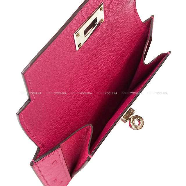 エルメス　HERMES コインケース　バスティア　ローズサクラ エルメス バスティア コインケース ローズサクラ シェーヴル
