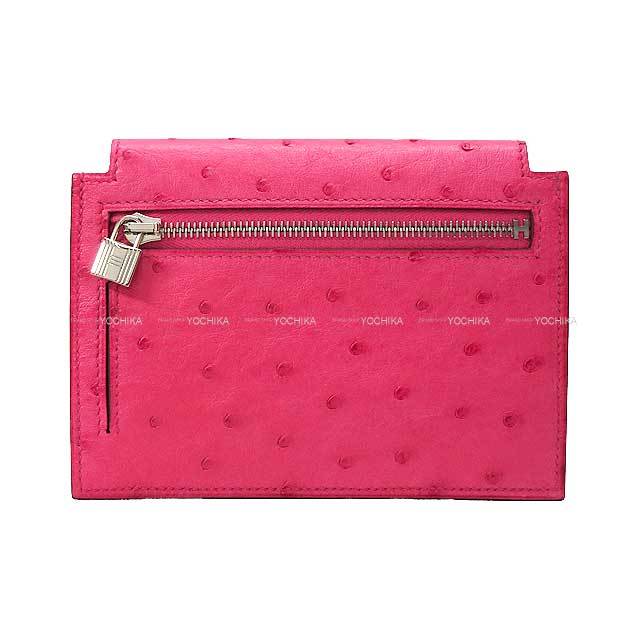 HERMES エルメス コインケース ケリーポケット ローズティリアン