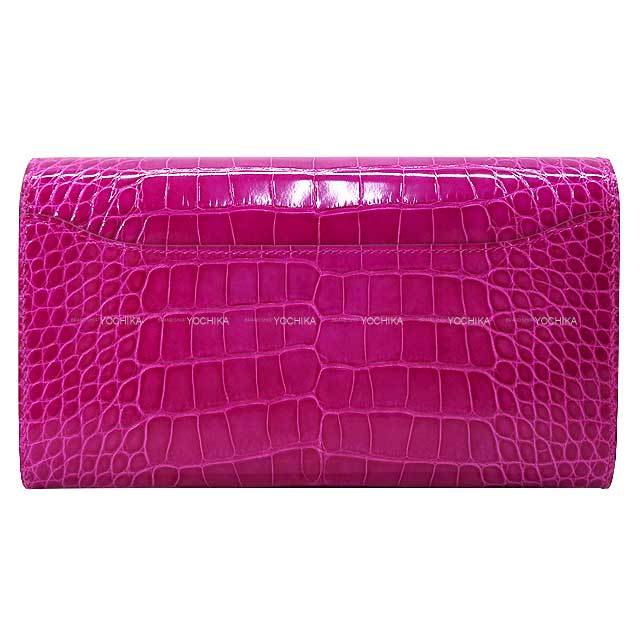HERMES エルメス 長財布 コンスタンスロング ローズシェヘラザード