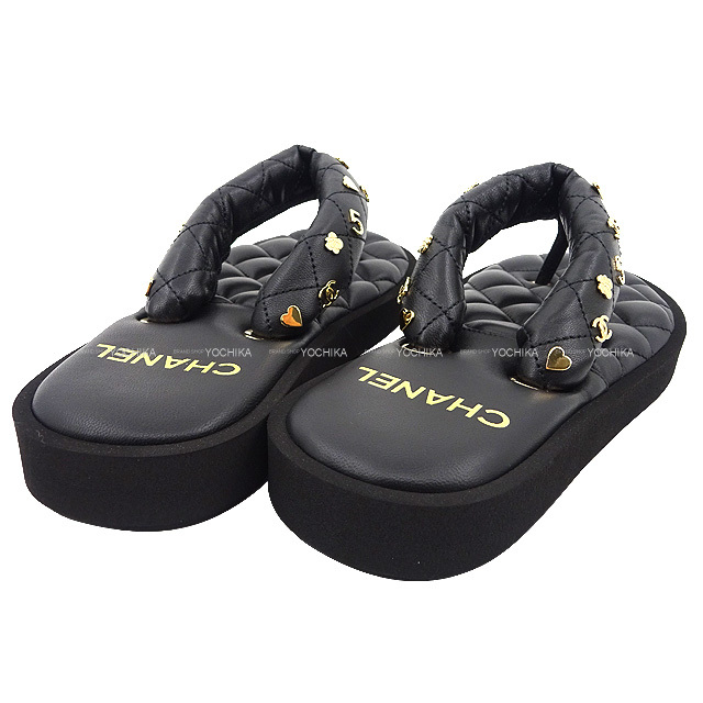 2023年 プレタポルテ CHANEL シャネル サンダル ココマーク アイコン  