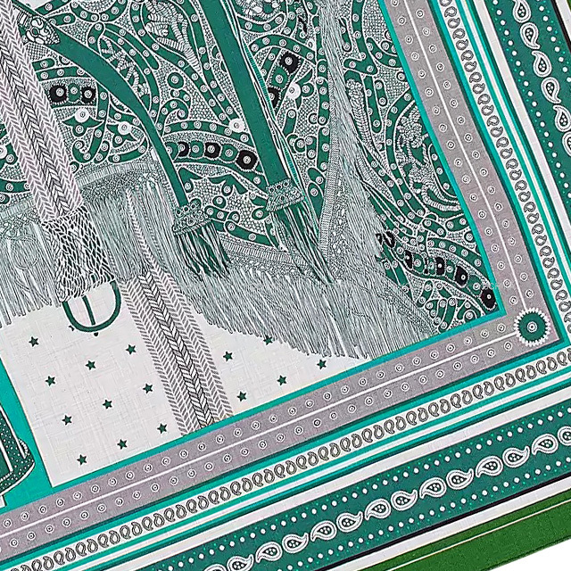 HERMES エルメス スカーフ カレ140 高官の鞍 バンダナ Selle de  